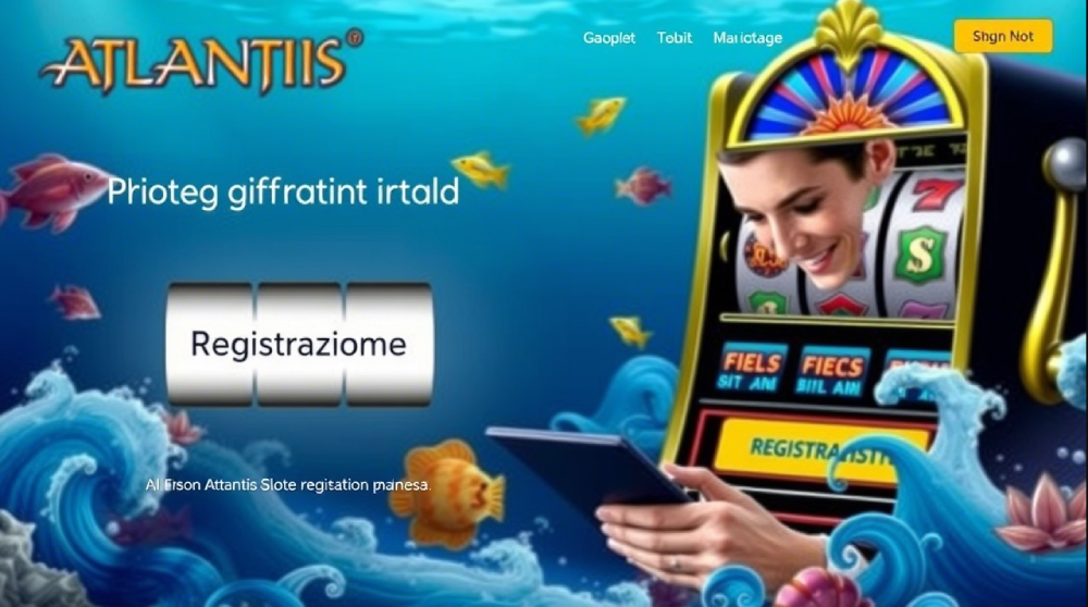 Atlantis Slots main page